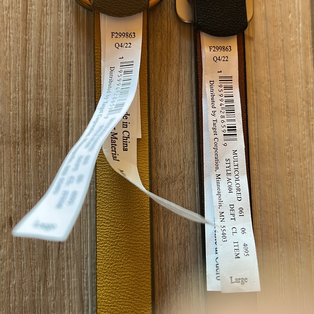 Universal Thread 2 Pack Reversible Belts Size Large - Picture 6 of 10